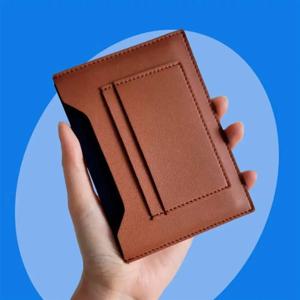멀티 슬롯 RFID 차단 여권 커버, 카드 ID 인증서 및 현금용 방수 여행 지갑 홀더, PU 가죽 지갑