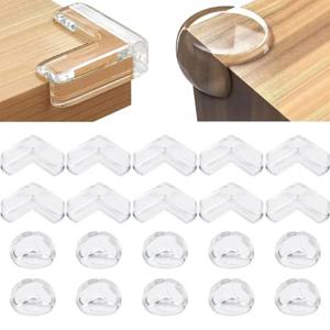 10pcs/20pcs 아기 안전 실리콘 보호대 테이블 코너 가장자리 보호 커버 전기 소켓 어린이 충돌 방지 가드