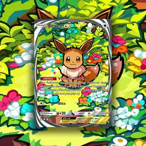 포켓 홀로 포일 카드 포켓몬TCG DIY PTCG 자체 제작 몬스터 싱글즈 애니메이션 주변 수집품 게임 컬렉션 애니메이션 카드