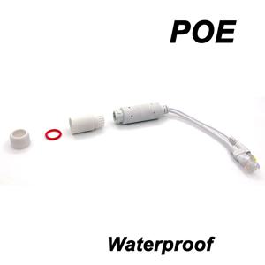 48V에서 12V로 변환하는 POE 스플리터 방수 비디오 및 전원 어댑터 케이블 공급 모듈 인젝터 확장기 (IP 카메라 스플리터 네트워크 AP용)