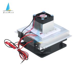 열전기 펠티에 냉각 쿨러, 반도체 에어컨 냉각 시스템, 팬 포함 DIY 키트, DC 12V 60W