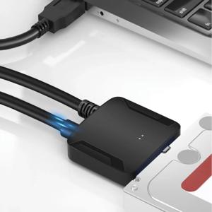 Sata To USB 3.0 어댑터 케이블 USB 3.0 하드 드라이브 변환기 케이블 지원 2.5/3.5 인치 외부 SSD HDD 어댑터 하드 드라이브 노트북