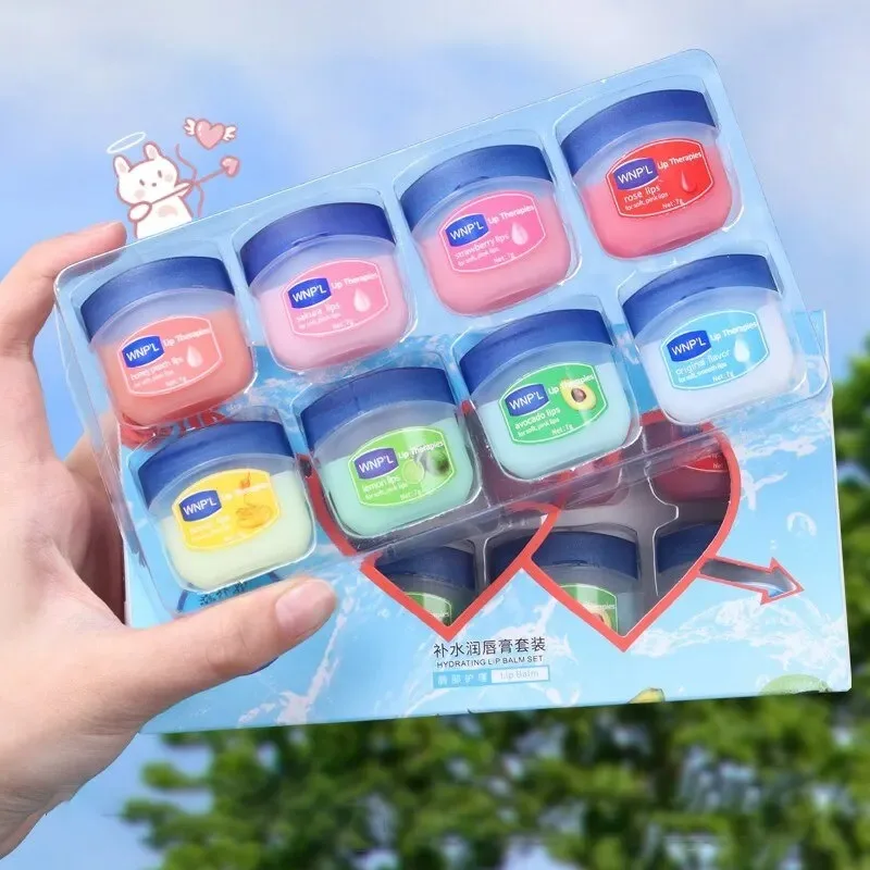 8/6/4pcs 모이스춰 라이징 립 밤 세트 립 케어 모이스춰 라이징베이스 천연 식물베이스 모이스춰 라이징 크랙 립 케어 젤리 모이스처 라이저