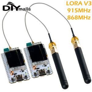 아두이노 메슈타스틱 디바이스용 OLED 디스플레이 개발 보드, ESP32 Lora V3 키트, 0.96 인치, 868MHz, 915MHz, LoRa32 SX1262, 2 세트