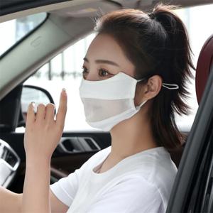 2024 새로운 선 스크린 마스크 Traceless 여성 얼음 실크 안티 자외선 여름 패션 통기성 얇은 커버 페이스 마스크