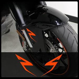 2pcs 오토바이 스티커 오토바이 펜더 비닐 데칼 KTM 슈퍼 어드벤처 듀크 RC 390 690 790 890 1090 1190 1290 R