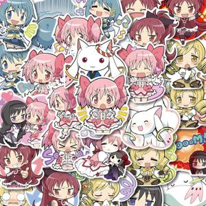 10/30/48pcs 애니메이션 마법 소녀 마도카 Magica 스티커 Kawaii 만화 소녀 Kaname Madoka Akemi Homura 데칼 노트북 전화 자전거