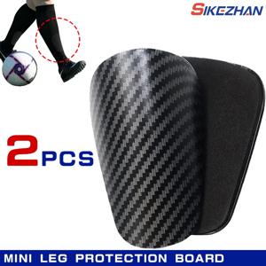 청소년 및 성인 스포츠 보호 장비를위한 2Pcs 미니 축구 정강이 보호대 정강이 보호 장비