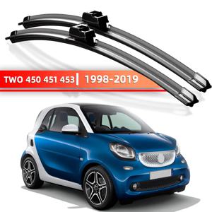 Smart ForTwo 450 451 453 1998-2019 앞 유리 와이퍼 블레이드 2pcs 앞 유리 창 액세서리 2000 2004 2008 2014 2018
