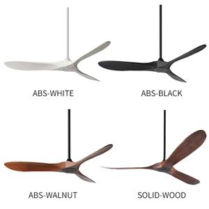 모던 북유럽 레트로 스타일 고풍량 천장 선풍기 (리모컨 포함) - 거실 및 다이닝룸 무등 펜던트 조명용