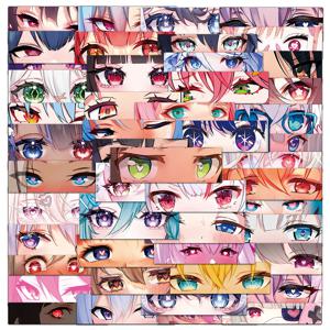 10/30/50PCS ACGN 스티커 재미 있은 만화 스티커 애니메이션 캐릭터 눈 데칼 DIY 수하물 노트북 자동차 자전거 스케이트 보드 어린이 장난감