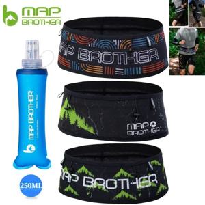 MAP BROTHER W1002 하이드레이션 러닝 벨트 허리 팩, 여행용 머니 백, 트레일 마라톤 체육관 운동 피트니스 휴대폰 거치대 가방