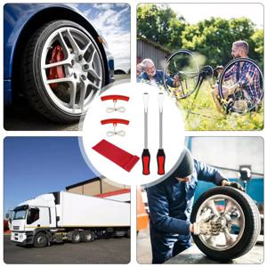 새로운 타이어 변경 레버 도구 오토바이 타이어 수리 자동 스푼 타이어 키트 자전거 타이어 레버 스푼 림 보호대 타이어 수리 도구