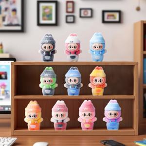 귀여운 애니메이션 미니 액션 피규어 장식 펜던트 플러시 장식품 인기있는 DIY 토끼 인형 액세서리 키 체인 펜던트 장난감 선물
