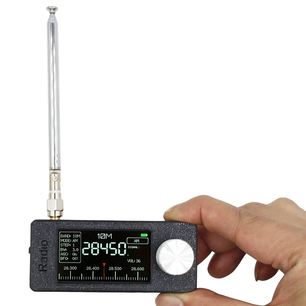 ATS 미니 포켓 SI4732 DSP 라디오, 풀 밴드 미니 수신기, SW LW AM FM SSB, 미니 SI4732 라디오 + 안테나