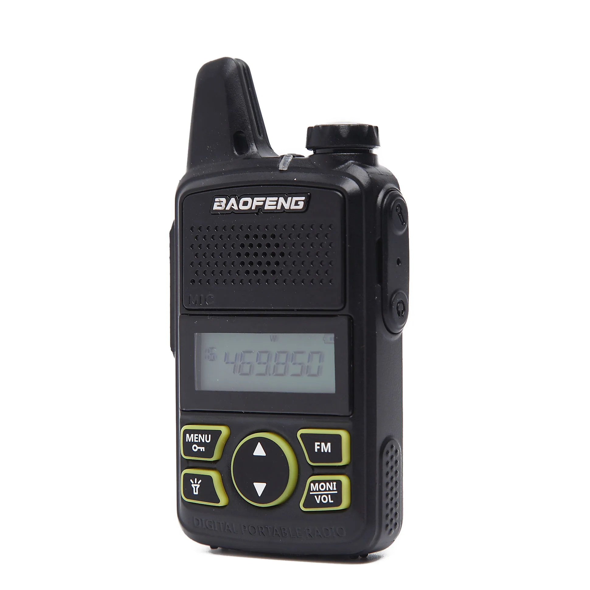바오펑 BF-T1 미니 무전기 UHF 400-470MHz 20채널 휴대용 장거리 USB 충전 양방향 무전기 (사냥, 캠핑용)