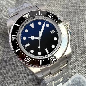 44mm 커스텀 셀프와인딩 남성 시계 NH35A 럭셔리 세라믹 스테인리스 스틸 10Bar 방수 시계 사파이어 글라스
