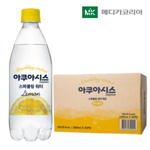 아쿠아시스 스파클링 워터 탄산수 레몬 500ml X 60병