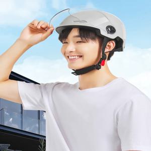 2025년형 전기 자전거 오토바이 헬멧 남녀 공용 하프 헬멧 (여름용)