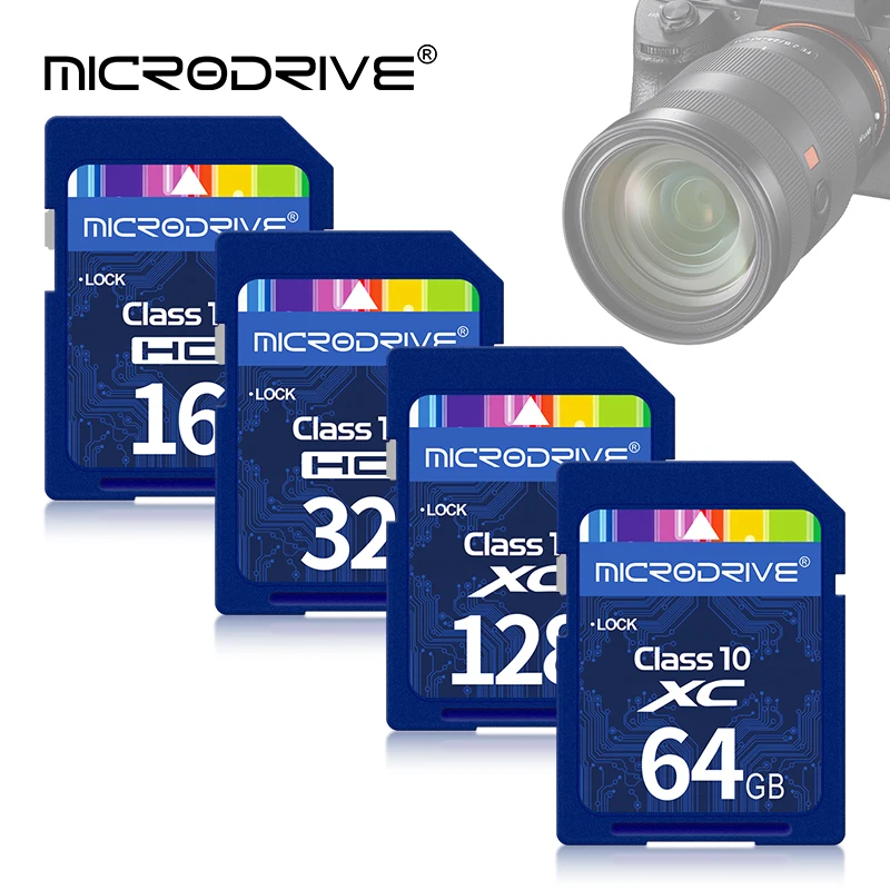 4K HD 카메라 메모리 SD 카드 128GB 16GB 64GB 32GB SD 4K 비디오 카메라 플래시 usb 스틱 sd 카드 클래스 10 카메라 용