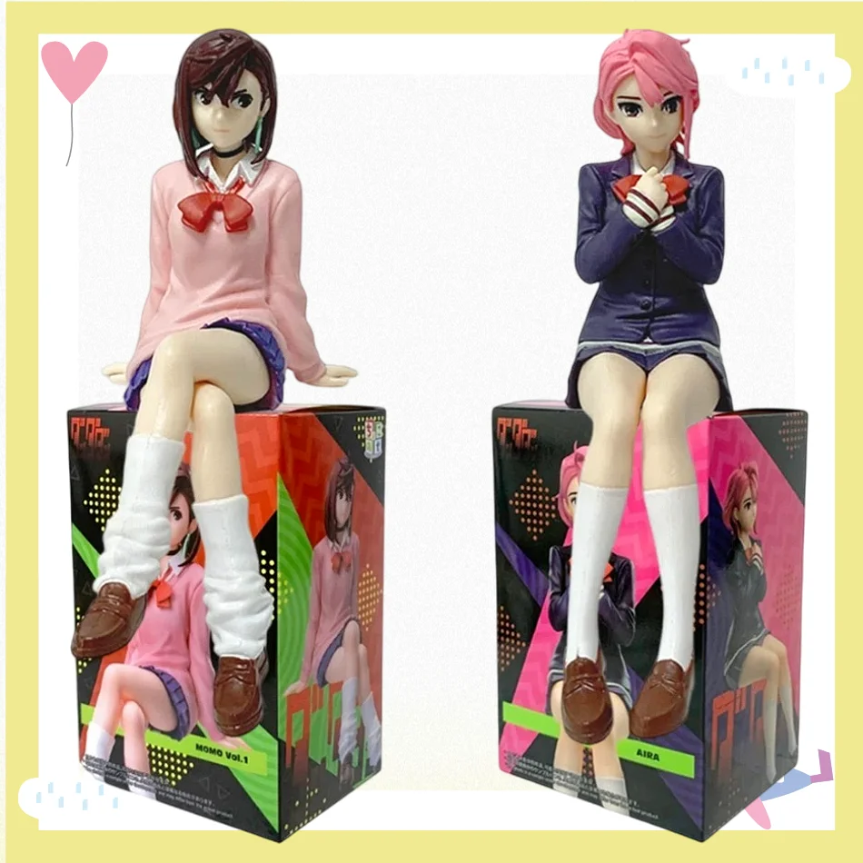 새로운 애니메이션 Dandadan Ayase Momo Shiratori Aira 앉아 자세 S.H.Figuarts 변환 조립 PVC 모델 장난감 액션 피규어 선물