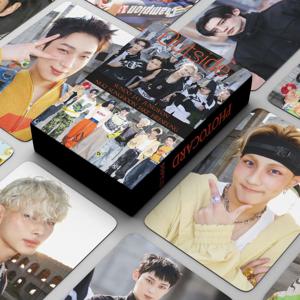 55Pcs Kpop 아이돌 보이 그룹 새 앨범 OUTSIDE Lomo 카드 JUNGWON HEESEUNG JAY SUNOO SUNGHOON NI-KI Photocards 팬