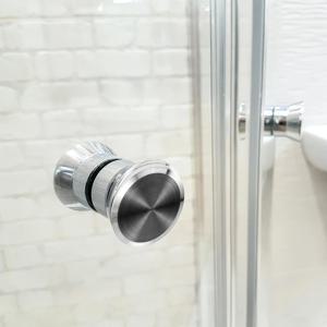 4개 유리 난간 스탠드오프 스테인리스 스틸 유리 고정 클립 계단 발코니 난간 브래킷 하드웨어 내구성 지지대