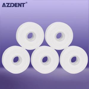 AZDENT 5 롤 50m 치실 구강 위생 치아 청소 치실 스풀 왁스 민트 이쑤시개 Flosser 치아 Flosser