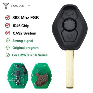 YOCASTY CAS2 CAS 2 원격 키 교체 2 트랙 BMW 1 E87 3 E46 5 E60 E61 6 E63 E64 시리즈 X5 E70 5WK49125 5WK49147