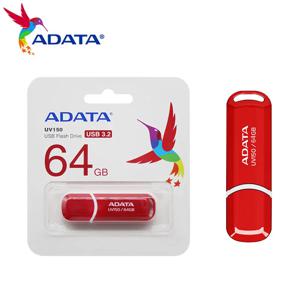 ADATA UV150 USB 3.2 플래시 드라이브 32GB 64GB Pendrive 고속 Portale 빨간색 USB U 디스크 펜 드라이브 메모리 스틱 컴퓨터 용