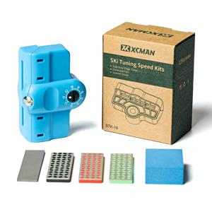 XCMAN 완전한 스키 스노우보드 튜닝 엣지 콤보 키트(스키 스노우보드 사이드 및 베이스 엣지 튜너, 구미 스톤 120 그릿, 3개 Diamon 포함)