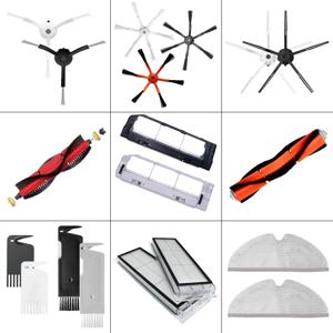 XiaoMi Roborock s50 s51 s55 s6 s60 s61 s65 s5 s6 MaxV s6 순수 진공 청소기 HEPA 필터 걸레 천 사이드 브러시 액세서리