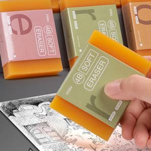 초대형 얼룩 없음 부드러운 비누 고무 지우개 B 2B 3B 4B 학교 사무실 미술을위한 스케치 연필 그리기