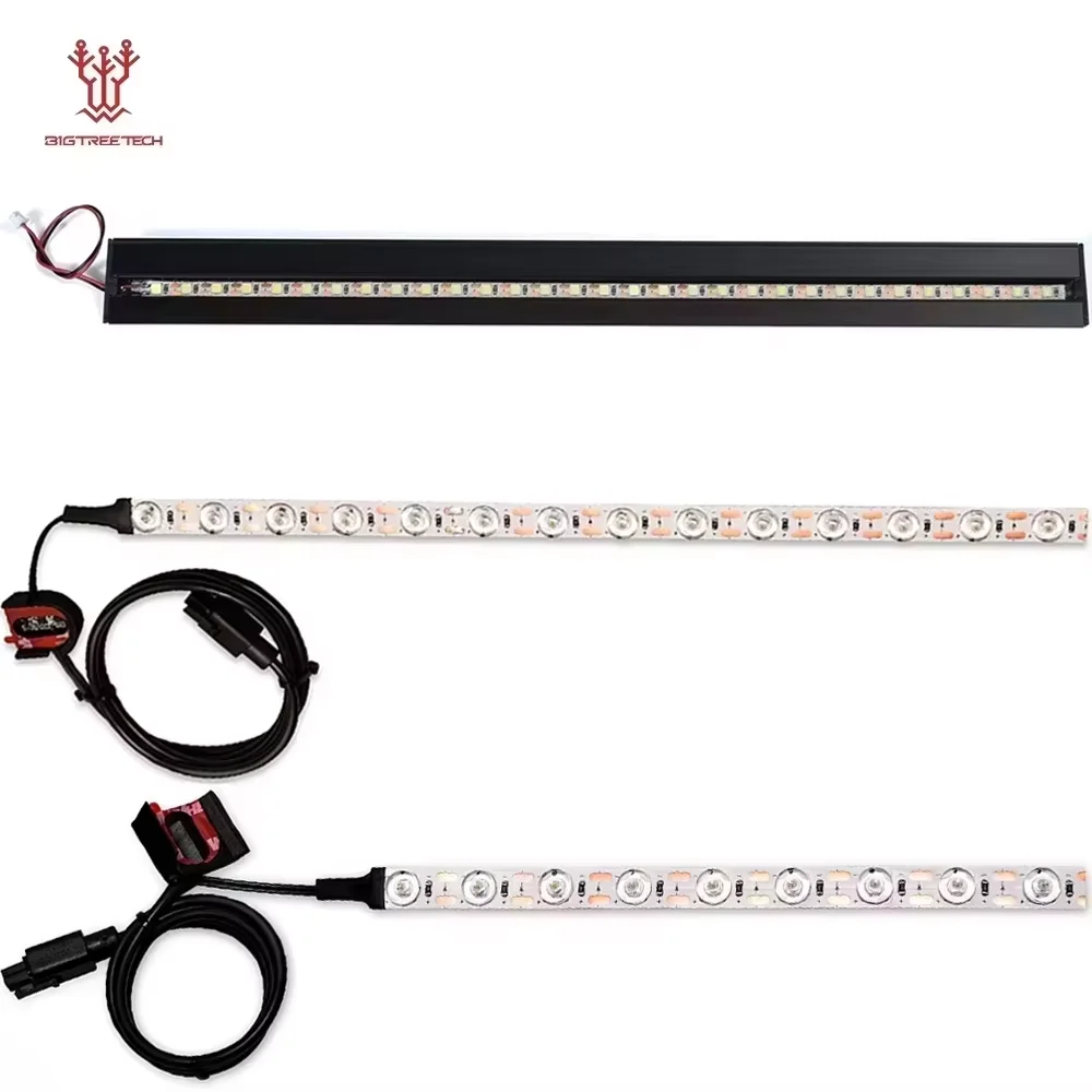BIGTREETECH 팬더 럭스 LED 라이트 바 키트 자기 설치 Bambu Lab P1 X1 A1 용 알루미늄 합금 껍질 및 스트립 LED 스트립