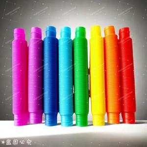 8 16 24 32 Pcs 팝 튜브 감각 장난감 UrChoice 미세 운동 기술 및 유아를위한 학습 Fidget Toys 및 Party Favors for Kids