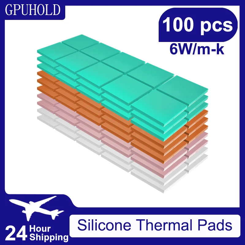 열 전도성 실리콘 패드 M.2 SSD NVMe NGFF PC 노트북 PlayStation5 Ps5 방열판/GPU/CPU/LED 그래픽 카드용 열 패드