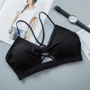 여성 크로스 스트랩 스포츠 브래지어는 탑을 밀어 여성 요가 체육관 자르기 탑 브래지어 Femme 피트니스 탑 스포츠 통기성 브래지어 Топ Женский
