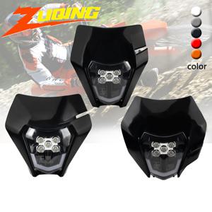 KTM LED 헤드라이트 슈퍼모토 오토바이 상향등/하향등 EXC XC SX MX XC 125 250 300 450 엔듀로 모토크로스 헤드라이트용