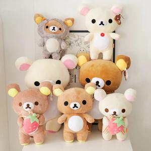 리락쿠마 플러시 컬렉션 테디 베어 Peluche 러블리 애니메이션 베어 인형 카와이 룸 장식 소프트 생일 선물 크리스마스 선물