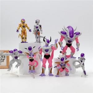 8-12CM 드래곤 볼 Z Frieza 애니메이션 피규어 장난감 Mange Freezer 액션 인형 Pvc 동상 모델 인형 장식 선물 어린이를위한