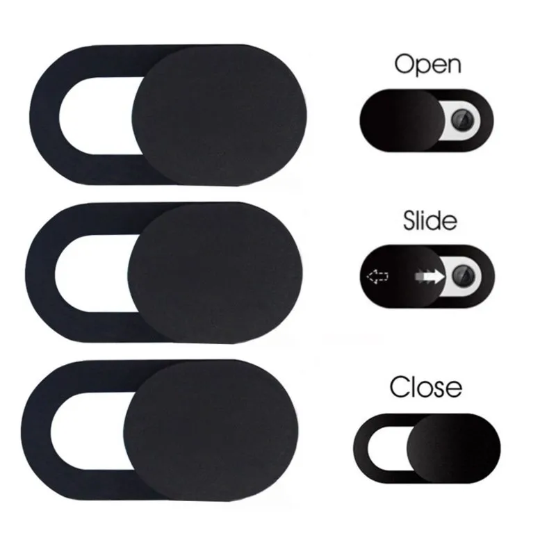3/6/12pcs 노트북 카메라 커버 슬라이드 웹캠 차단기, iPhone, iPad, MacBook Pro 용 초박형 카메라 개인 정보 보호 장치