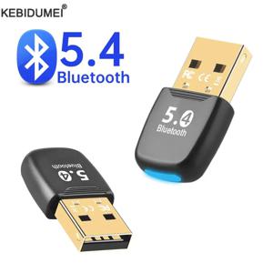 블루투스 5.4 어댑터 USB 블루투스 Adaptador PC 동글 무선 마우스 Keyborad 음악 오디오 수신기 USB 송신기