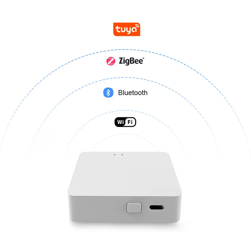 Tuya 다중 모드 ZigBee Bluetooth 게이트웨이 허브 무선 스마트 가전 원격 컨트롤러 브리지 지원 Alexa Google 홈