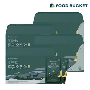푸드버킷 자연방목 흑염소진액 흑염소즙 4박스, 120포