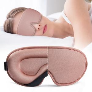 남녀공용 3D 수면 마스크, 부드럽고 부드러운 눈 마스크, 100% 차단 라이트 아이 마스크, 여행 쉐이드 커버, 휴식 수면