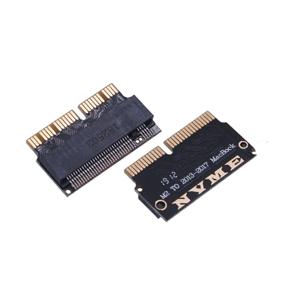 Macbook SSD 어댑터 용 Apple Macbook Air Pro 2013-2017 A1466 A1502 용 M.2 NVMe PCI-E M2 SSD 변환기 카드