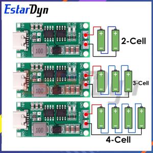 다중 셀 2S 3S 4S Type-C ~ 8.4V 12.6V 16.8V 스텝업 부스트 LiPo 폴리머 리튬 이온 충전기 7.4V 11.1V 14.8V 18650 리튬 배터리