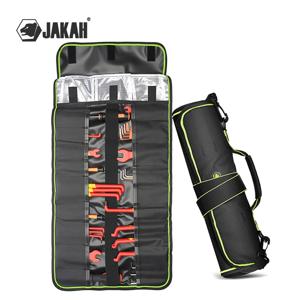 롤업 도구 가방, 멀티 포켓 도구 정리함 600 데니어, 내부 포켓 11개, 68x36cm, 장인, 전기 기술자에게 이상적