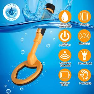 새로운 펄스 다이빙 수중 탐지기 금속 검색 탐지기 2 In 1 보물 검색 기계 30m 원형 프로브 Pinpointer