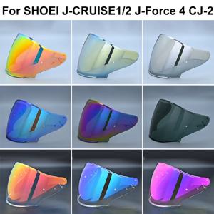 SHOEI J-Cruise 1 J-Cruise 2 J-Force 4 CJ-2 오토바이 헬멧 렌즈 오픈 페이스 실드 Viseria Capacete Moto Glasse 용 헬멧 바이저